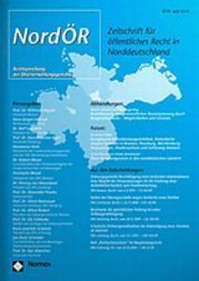 Zeitschrift für Öffentliches Recht in Norddeutschland (NordÖR) | Nomos | Zeitschrift | sack.de