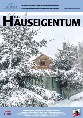 Das Hauseigentum | Grundeigentum-Verlag | Zeitschrift | sack.de