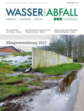 Bund der Ingenieure für Wasserwirtschaft, Abfallwirtschaft und Kulturbau (BWK) e.V. |  Wasser und Abfall | Zeitschrift |  Sack Fachmedien