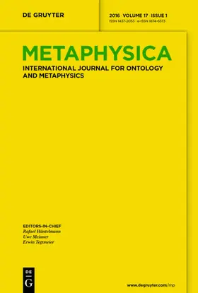 Metaphysica | De Gruyter | Zeitschrift | sack.de