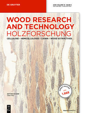Holzforschung | De Gruyter | Zeitschrift | sack.de