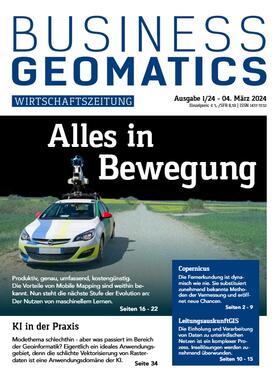  Business geomatics | Zeitschrift |  Sack Fachmedien