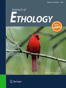 Journal of Ethology | Springer | Zeitschrift | www.sack.de