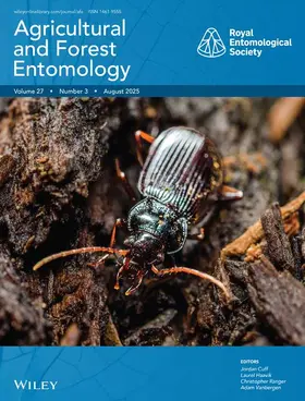 Agricultural and Forest Entomology | John Wiley & Sons | Zeitschrift | www.sack.de