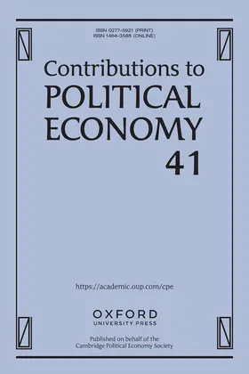 Contributions to Political Economy | Oxford University Press | Zeitschrift | www.sack.de