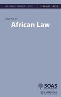  Journal of African Law | Zeitschrift |  Sack Fachmedien