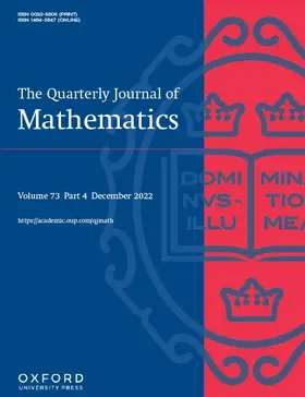 The Quarterly Journal of Mathematics | Oxford University Press | Zeitschrift | www.sack.de