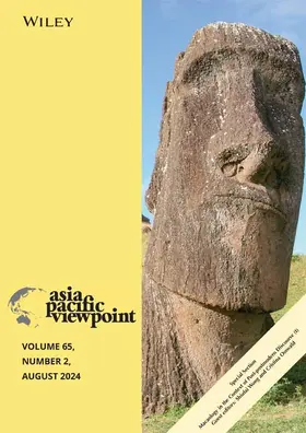  Asia Pacific Viewpoint | Zeitschrift |  Sack Fachmedien