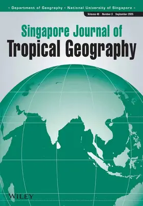  Singapore Journal of Tropical Geography | Zeitschrift |  Sack Fachmedien