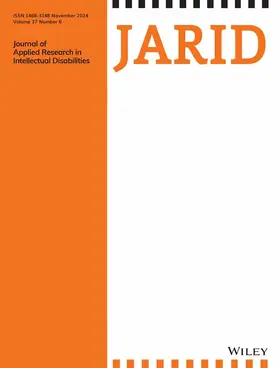  Journal of Applied Research in Intellectual Disabilities | Zeitschrift |  Sack Fachmedien