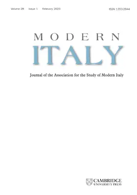  Modern Italy | Zeitschrift |  Sack Fachmedien