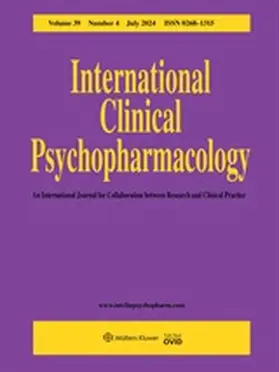  International Clinical Psychopharmacology | Zeitschrift |  Sack Fachmedien