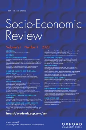  Socio-Economic Review | Zeitschrift |  Sack Fachmedien