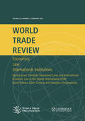  World Trade Review | Zeitschrift |  Sack Fachmedien