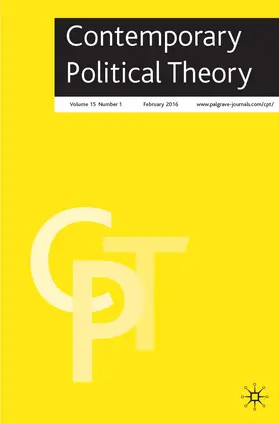 Contemporary Political Theory | Palgrave Macmillan | Zeitschrift | www.sack.de