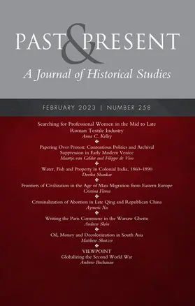 Past & Present | Oxford University Press | Zeitschrift | www.sack.de