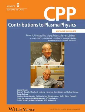  Contributions to Plasma Physics | Zeitschrift |  Sack Fachmedien