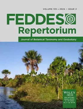  Feddes Repertorium | Zeitschrift |  Sack Fachmedien