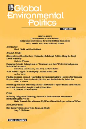 Global Environmental Politics | MIT Press | Zeitschrift | sack.de