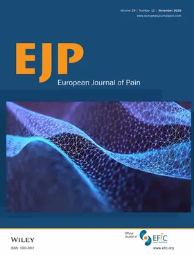  European Journal of Pain | Zeitschrift |  Sack Fachmedien