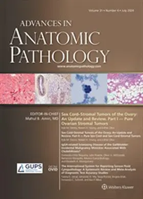  Advances in Anatomic Pathology | Zeitschrift |  Sack Fachmedien
