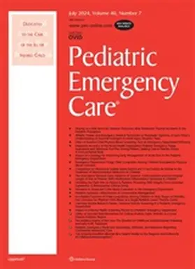 Pediatric Emergency Care | Lippincott | Zeitschrift | sack.de