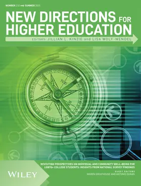  New Directions for Higher Education | Zeitschrift |  Sack Fachmedien