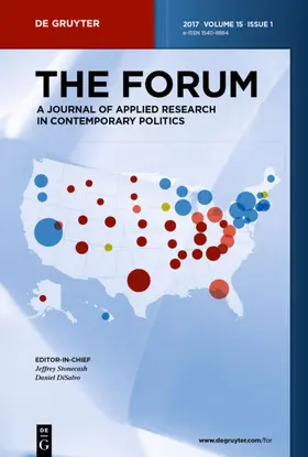 Hrsg. v. Disalvo, Daniel / Stonecash, Jeffrey |  The Forum | Zeitschrift |  Sack Fachmedien
