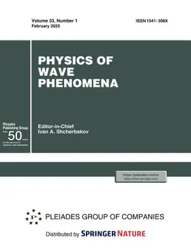  Physics of Wave Phenomena | Zeitschrift |  Sack Fachmedien
