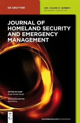 Journal of Homeland Security and Emergency Management | De Gruyter | Zeitschrift | sack.de