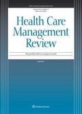  Health Care Management Review | Zeitschrift |  Sack Fachmedien