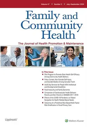 Family & Community Health | Lippincott | Zeitschrift | sack.de