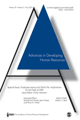  Advances in Developing Human Resources | Zeitschrift |  Sack Fachmedien