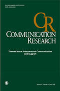  Communication Research | Zeitschrift |  Sack Fachmedien