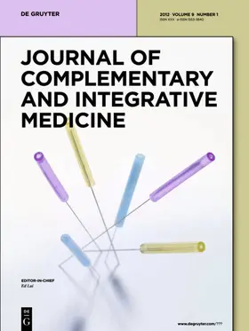 Journal of Complementary and Integrative Medicine | De Gruyter | Zeitschrift | sack.de