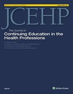 The Journal of Continuing Education in the Health Professions | Lippincott | Zeitschrift | sack.de