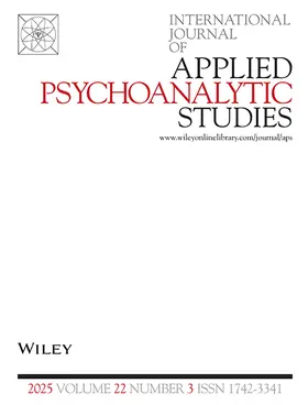  International Journal of Applied Psychoanalytic Studies | Zeitschrift |  Sack Fachmedien