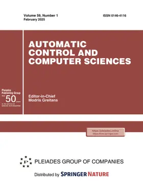  Automatic Control and Computer Sciences | Zeitschrift |  Sack Fachmedien