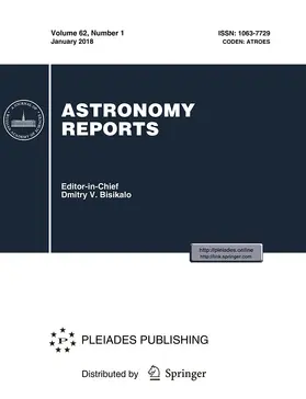  Astronomy Reports | Zeitschrift |  Sack Fachmedien