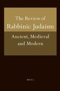  Review of Rabbinic Judaism | Zeitschrift |  Sack Fachmedien