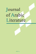  Journal of Arabic Literature | Zeitschrift |  Sack Fachmedien