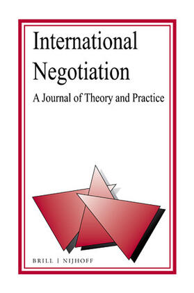 International Negotiation | Brill | Nijhoff | Zeitschrift | sack.de