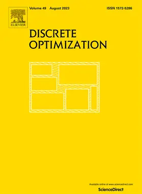 Chiefeditor: Nimrod Megiddo |  Discrete Optimization | Zeitschrift |  Sack Fachmedien