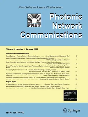 Photonic Network Communications | Springer | Zeitschrift | www.sack.de
