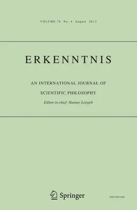 Editor-in-Chief: Hannes Leitgeb |  Erkenntnis | Zeitschrift |  Sack Fachmedien