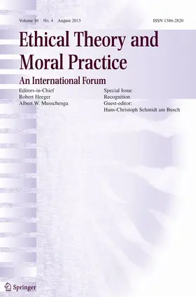 Ethical Theory and Moral Practice | Springer | Zeitschrift | www.sack.de