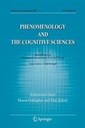 Editor-in-Chief: S. Gallagher / D. Zahavi |  Phenomenology and the Cognitive Sciences | Zeitschrift |  Sack Fachmedien