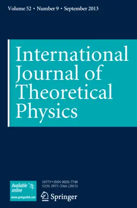 Editor-in-Chief: Heinrich Saller |  International Journal of Theoretical Physics | Zeitschrift |  Sack Fachmedien