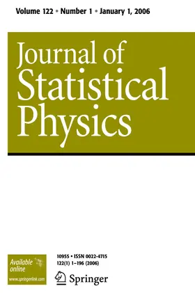 Editor-in-Chief: Joel L. Lebowitz |  Journal of Statistical Physics | Zeitschrift |  Sack Fachmedien