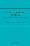 Editor-in-Chief: Stewart Cohen |  Philosophical Studies | Zeitschrift |  Sack Fachmedien